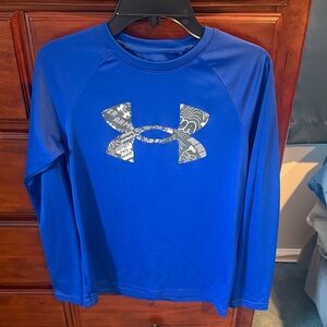 Under Armour Royal Blue Graphic Long Sleeve